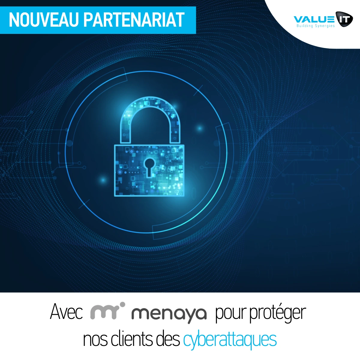 Value IT choisit Menaya pour protéger ses clients des cyberattaques