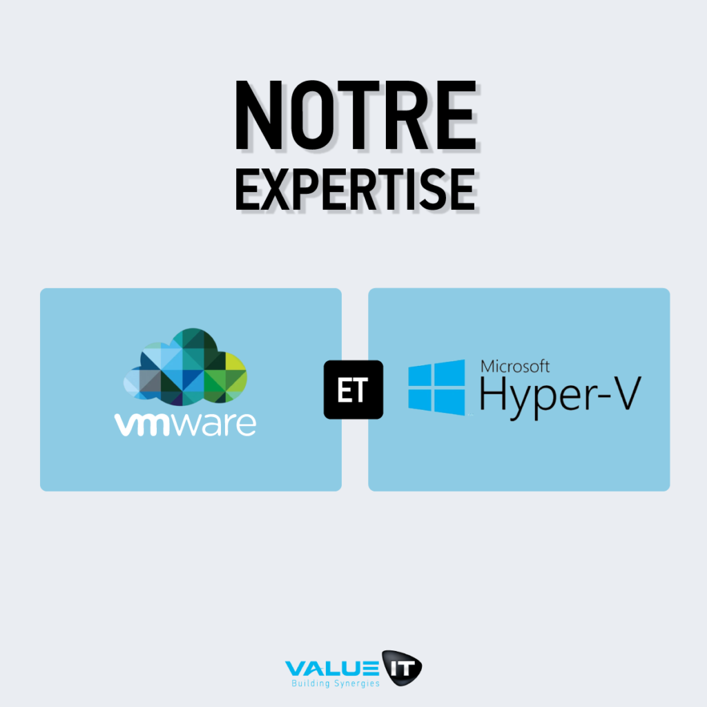 La virtualisation des infrastructures IT avec VMware et Hyper-V améliore la performance, la flexibilité et la sécurité des systèmes informatiques des entreprises